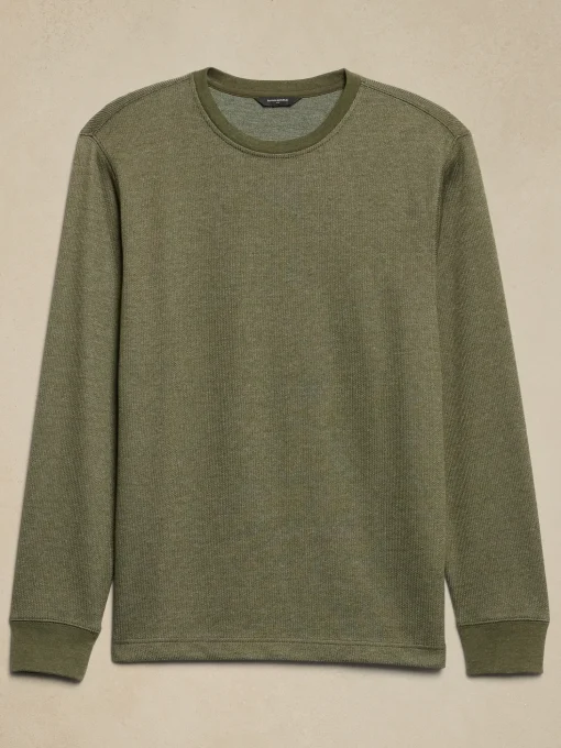 Waffle Knit Thermal Shirt