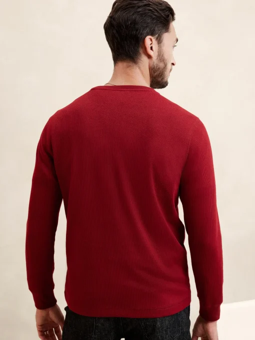 Waffle Knit Thermal Shirt