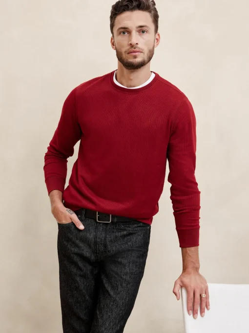 Waffle Knit Thermal Shirt
