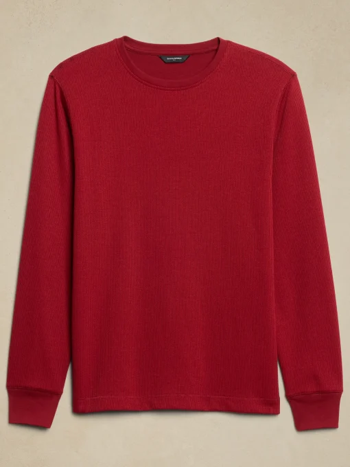 Waffle Knit Thermal Shirt